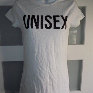 Adam Levine White "UNISEX" T-shirt Size S Women's NEW